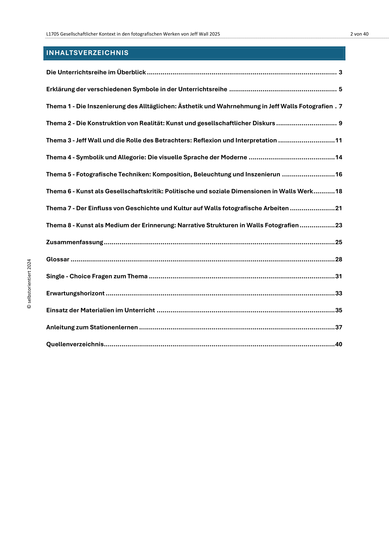 Sparpaket XXL: Jeff Wall | Fotografie‑ und Kunstunterricht | Unterrichtsmaterial