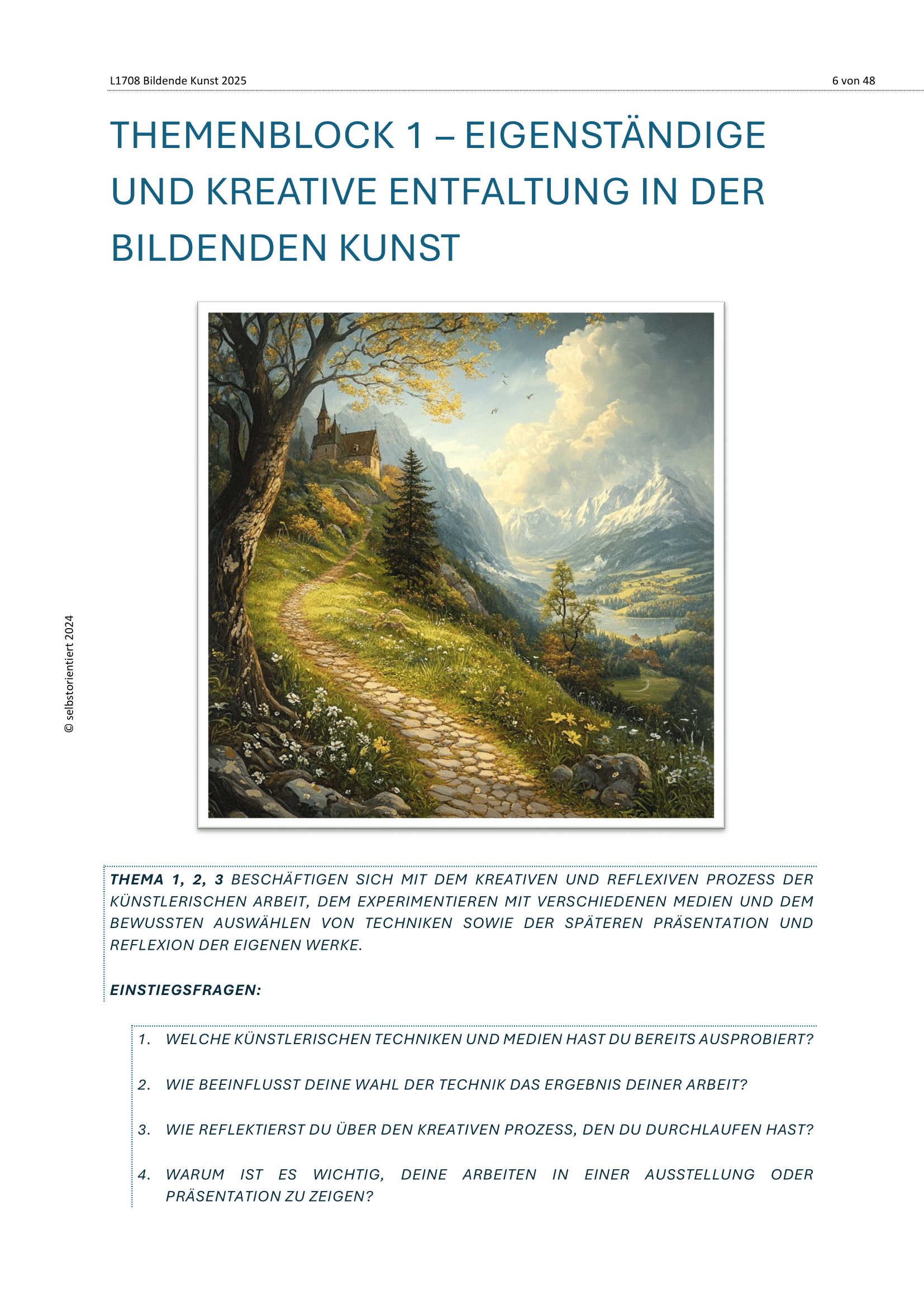 Bildende Kunst: Vom Impressionismus zum Kubismus