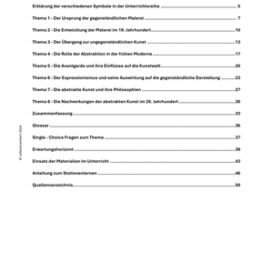 Ausdrucksmöglichkeiten von Malerei und Zeichnung - Unterrichtsreihe