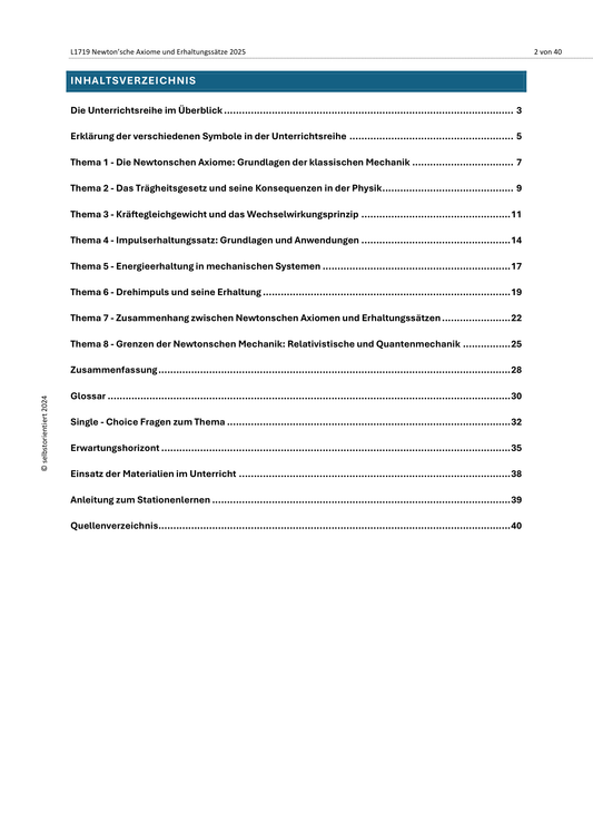 Newtonschen Axiomen: Kreisbewegungen & Drehimpulserhaltung