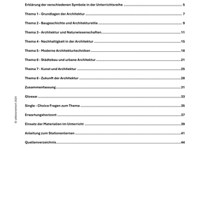 Moderne Architektur im Kunstunterricht - Unterrichtsmaterial