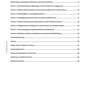 Siedlung und Wohnen - Unterrichtsreihe SEK II