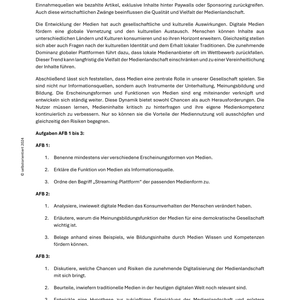 Unterrichtsreihe: Medienbildung und Medienkompetenz