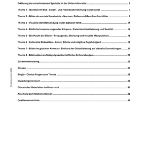 Bildwelten im Spiegel von Gesellschaft & Kultur - Unterrichtsmaterial