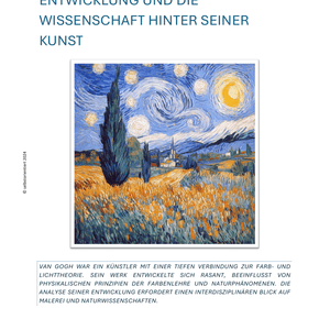 Vincent Van Gogh: Sternennacht & Sonnenblumen - Unterrichtsreihe