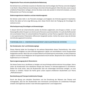 Elektrodynamik - Unterrichtsmaterial SEK II