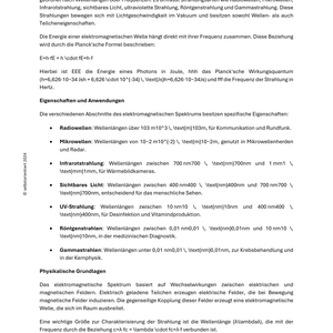Unterrichtsreihe Atomphysik: Strahlung und Linienspektren