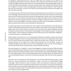 Nikomachische Ethik im Unterricht - Aristoteles Unterrichtsreihe