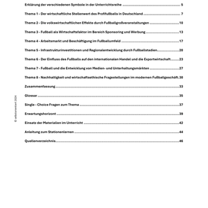 Fußball und Wirtschaft - Exkurs im Fach Politik & Wirtschaft