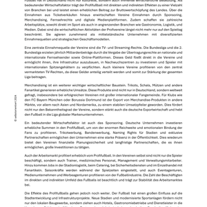 Fußball und Wirtschaft - Exkurs im Fach Politik & Wirtschaft