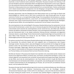 Rousseaus Gesellschaftsvertrag: Philosophie und Praxis - Unterrichtsreihe Ethik