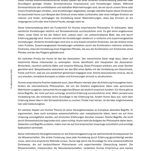 Hume: Erkenntnistheoretische Grundlagen der Wissenschaften