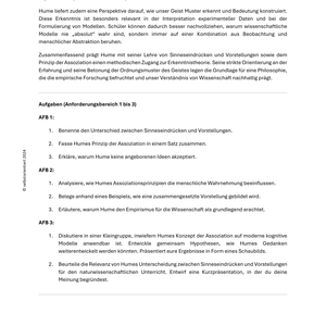 Hume: Erkenntnistheoretische Grundlagen der Wissenschaften
