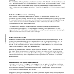 Bepop vs. Cool Jazz - 