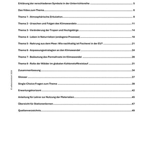 Ressourcen erschließen & Klimawandel verstehen – Sparpaket Geographie SEK I
