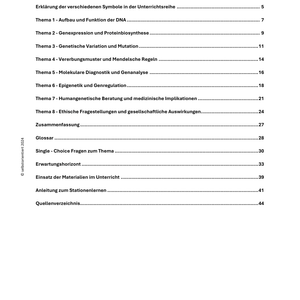 DNA-Struktur, Genexpression & Forschung - Humangenetik