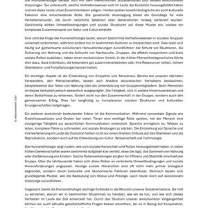 Humanethologie - Unterrichtsreihe SEK II