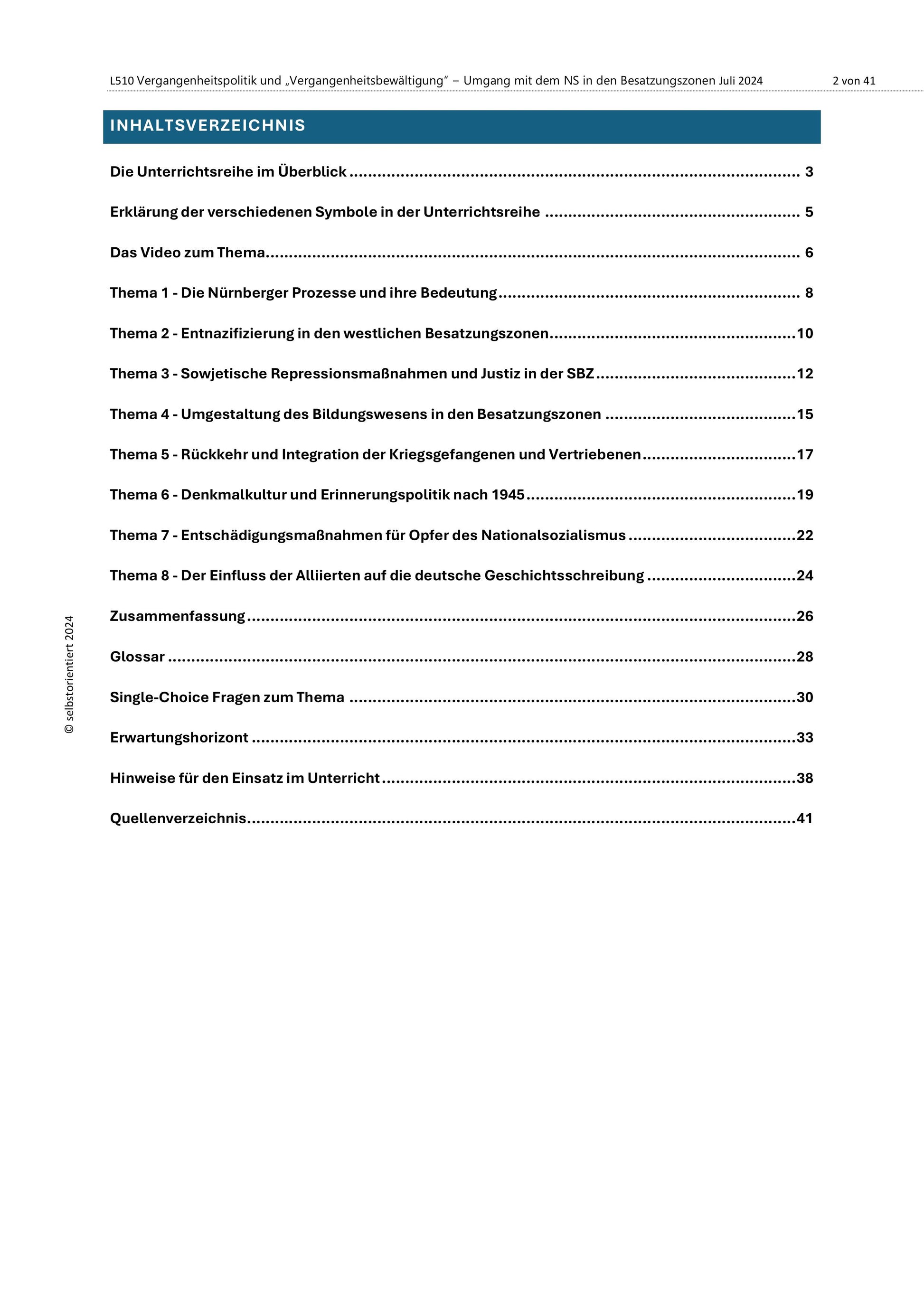 Geschichte erinnern & Vergangenheitspolitik – Erinnerungskultur nach 1945 | Sparpaket