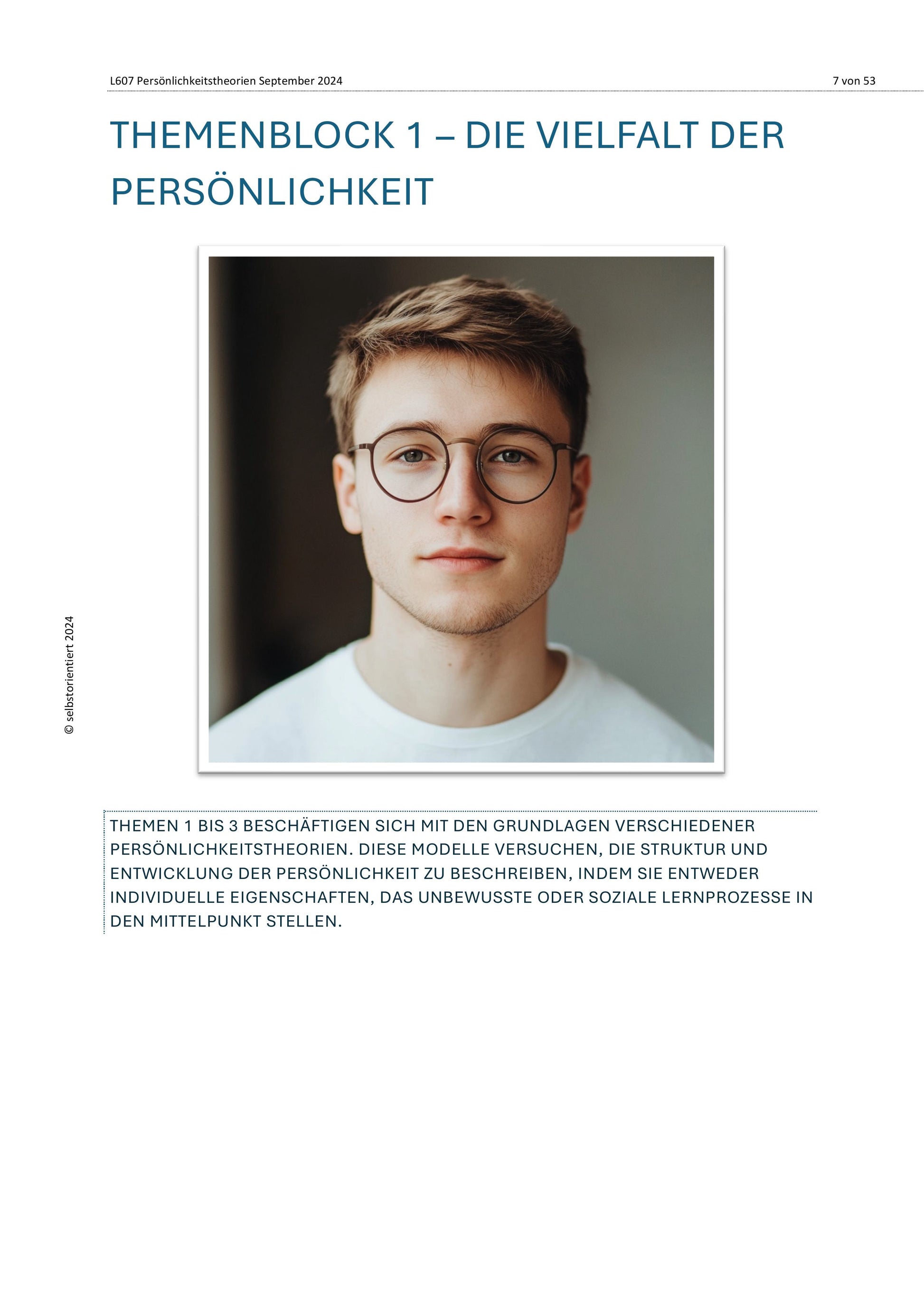Carl Rogers: Persönlichkeitstheorien & Persönlichkeitsdiagnostik – Sparpaket Psychologie Sek II