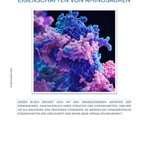 Aminosäuren und ihre Funktion - Unterrichtsreihe Chemie