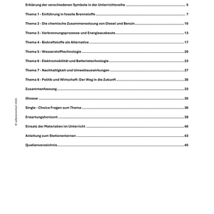 Energiewende, Biokraftstoffe & Elektromobilität - Unterrichtsreihe