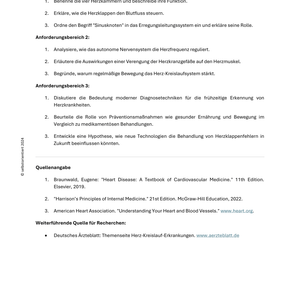 Organe des Menschen - Unterrichtsreihe SEK II