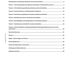 Architektur des Bauhauses – Unterrichtsreihe