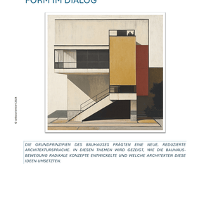 Architektur des Bauhauses – Unterrichtsreihe