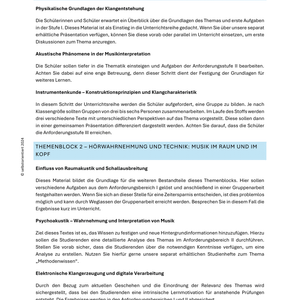 Musik und Gesellschaft im Wandel – Unterrichtsreihe zur Interpretation in der Oberstufe
