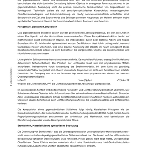 Unterrichtsreihe Kunst: Stillleben in verschiedenen Abstraktionsgraden
