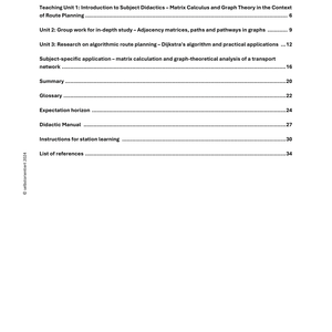 Matrix Math & Route Planning – Lesson Plans for High School