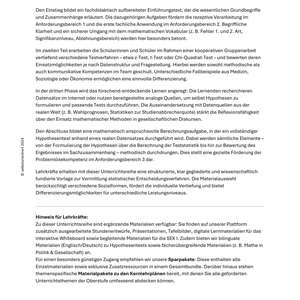 Hypothesentests & Fehlerarten – Komplette Unterrichtsreihe SEK II