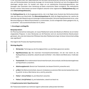 Hypothesentests & Fehlerarten – Komplette Unterrichtsreihe SEK II
