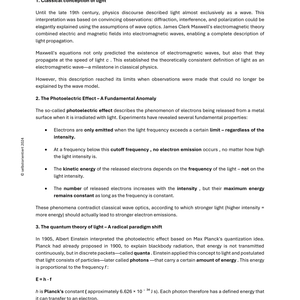 Photoelectric Effect & Quantum Physics – High School Unit