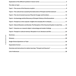 The Cultural Loss of Pompeii and Herculaneum – Advanced History Resource (Grades 11–13)