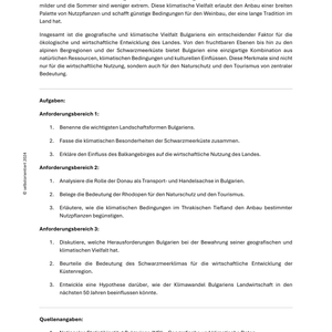 Unterrichtsreihe: Geographie & Geschichte Bulgariens