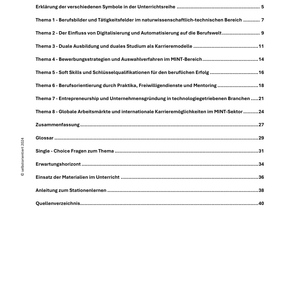Unterrichtsreihe: Berufsorientierung - Vorbereitung auf Praktika & Bewerbung