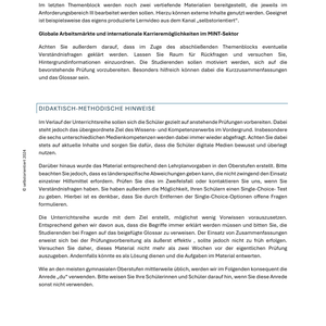 Unterrichtsreihe: Berufsorientierung - Vorbereitung auf Praktika & Bewerbung