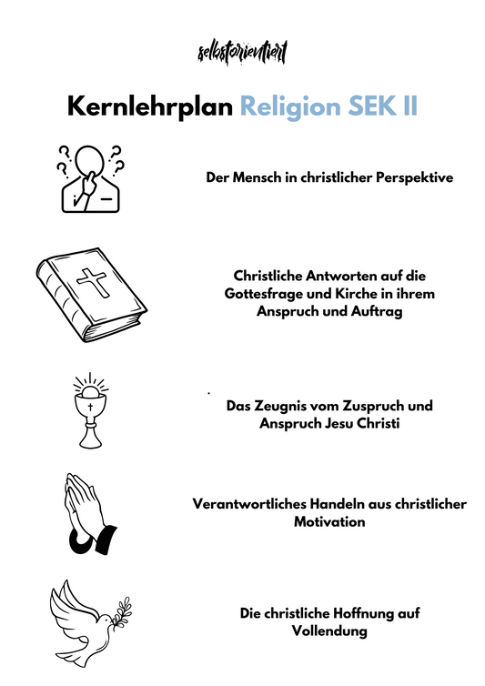 Kernlehrplan Katholische Religionslehre in der GoST - Nordrhein-Westfalen