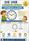 Die Uhr kennenlernen – Zifferblatt & Zeiger | Uhrzeit | Mathematik Klasse 1