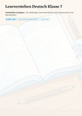 Leseverstehen Klasse 7 komplett – Lesestrategien, Texte & Analyse sicher meistern
