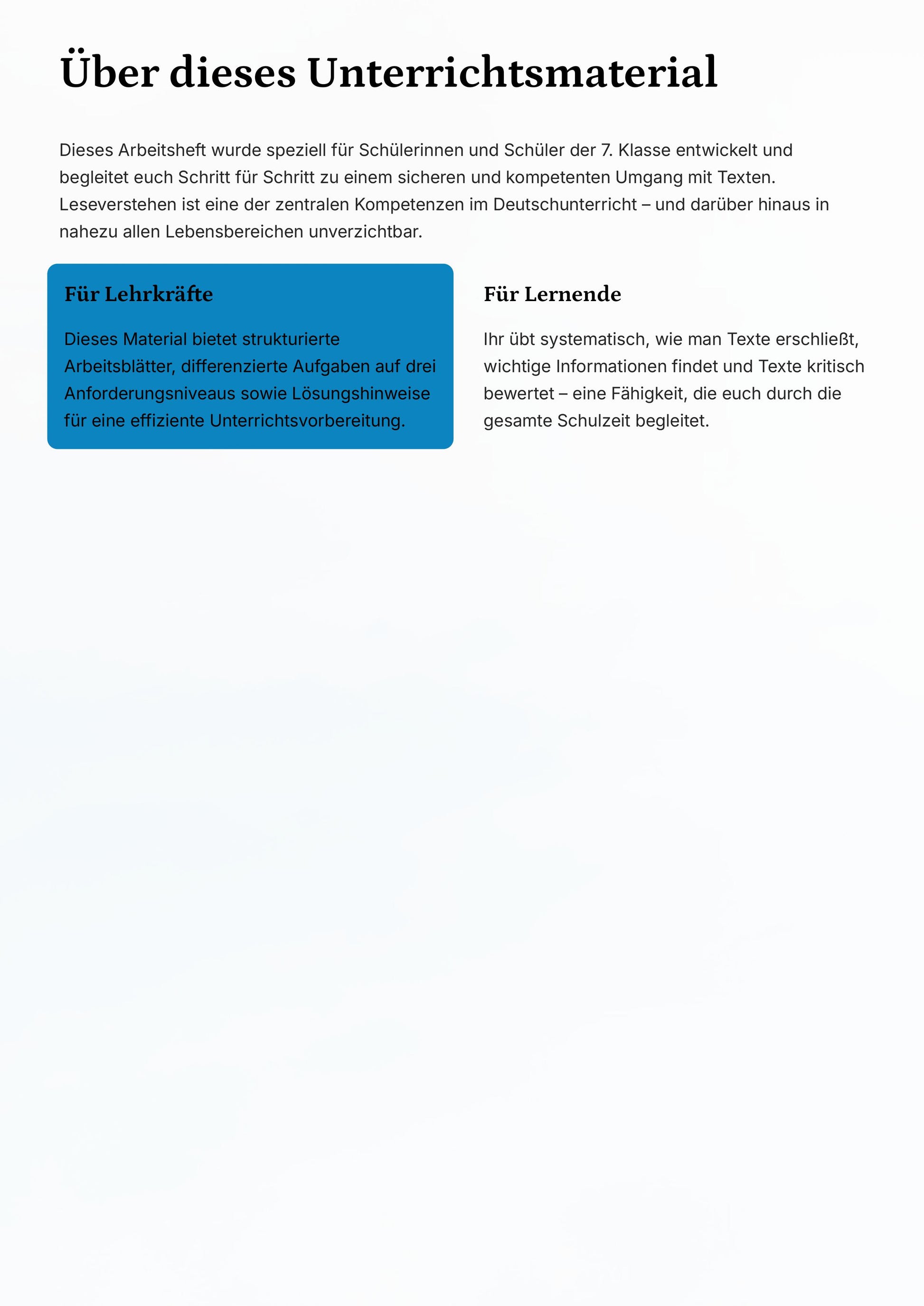 Leseverstehen Klasse 7 komplett – Lesestrategien, Texte & Analyse sicher meistern