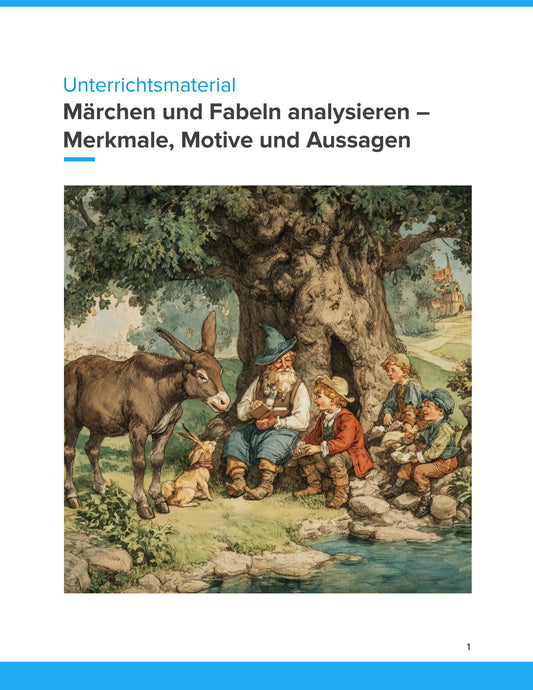 Märchen und Fabeln analysieren – Merkmale, Motive und Aussagen