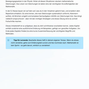 Gleichungen lösen Klasse 8 komplett – von Grundlagen bis Sachaufgaben