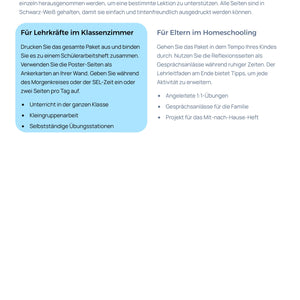 Mentale Gesundheitsaktivitäten – Arbeitsblätter zu Gefühlen & Emotionen | SEL K–2