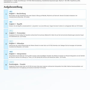Musik Abitur 2026 – 15 vollständige Klausuren mit Lösungen