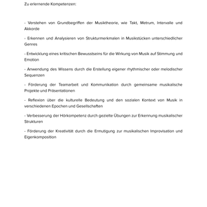 Musik als gestaltete Ordnung – Unterrichtsmaterial Musiktheorie & Praxis