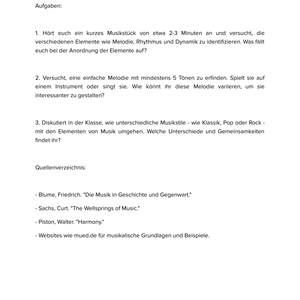 Musik als gestaltete Ordnung – Unterrichtsmaterial Musiktheorie & Praxis