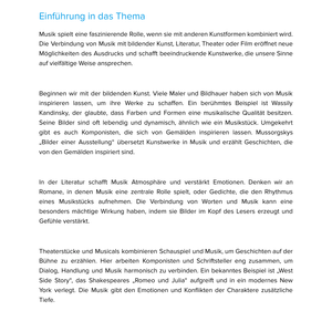 Musik & andere Künste – Unterrichtsmaterial Interdisziplinäre Kunstprojekte