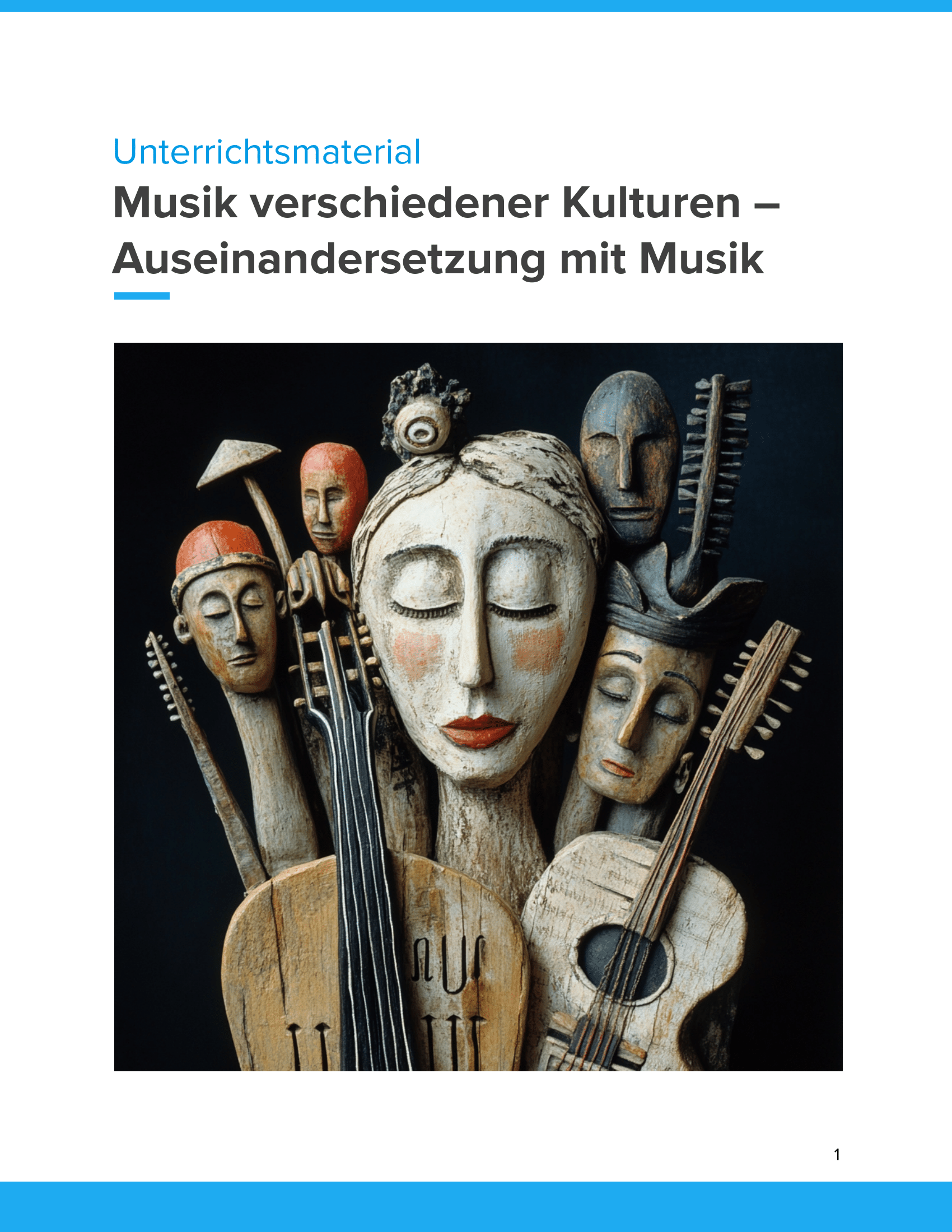 Musik verschiedener Kulturen – Unterrichtsmaterial Weltmusik & interkulturelles Lernen